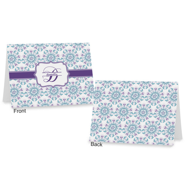 Mandala Floral Postcard - Front and Back