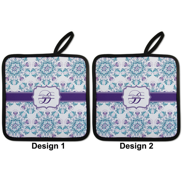 Mandala Floral Pot Holders - Set of 2 APPROVAL
