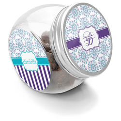 Mandala Floral Puppy Treat Jar (Personalized)