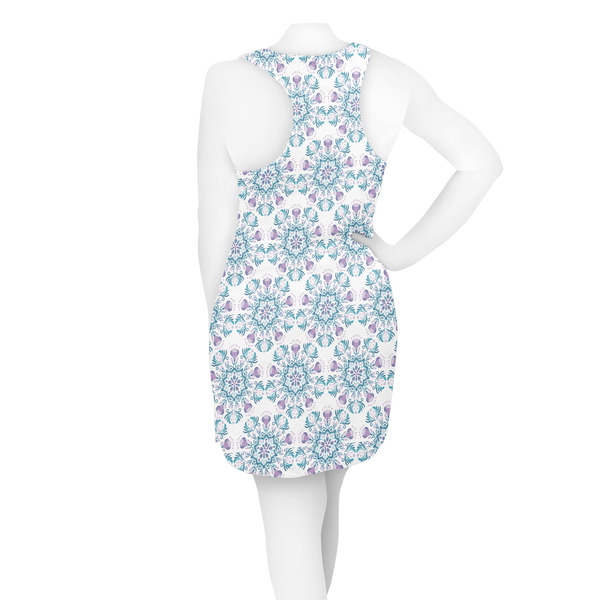 Mandala Floral Racerback Dress - On Model - Back