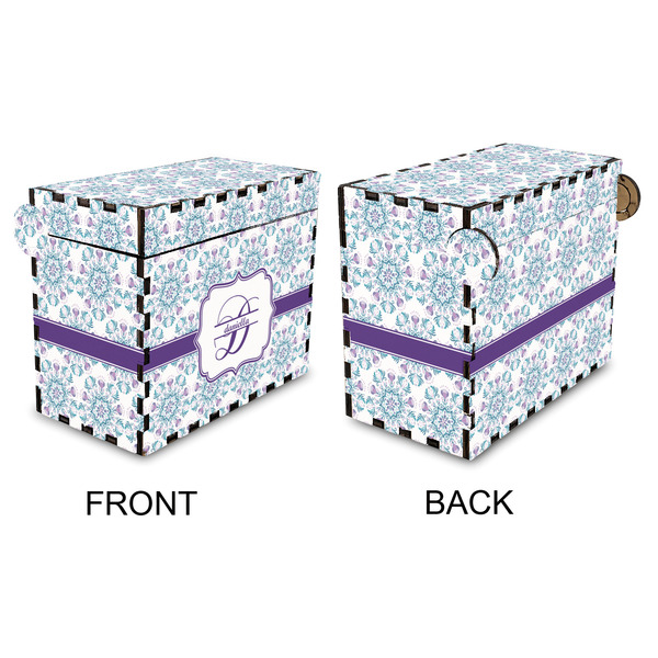 Mandala Floral Recipe Box - Full Color - Approval