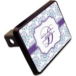 Mandala Floral Rectangular Trailer Hitch Cover - 2" (Personalized)