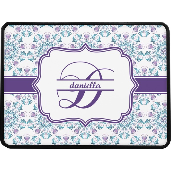 Mandala Floral Rectangular Car Hitch Cover w/ FRP Insert (Select Size)