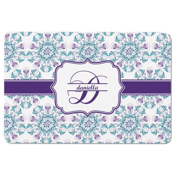 Mandala Floral Rectangular Fridge Magnet - FRONT