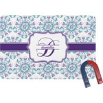 Mandala Floral Rectangular Fridge Magnet (Personalized)