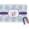 Mandala Floral Rectangular Fridge Magnet (Personalized)