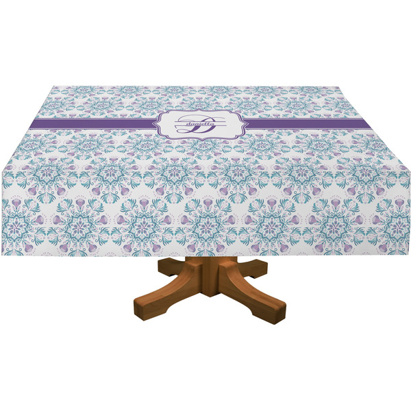 Mandala Floral Rectangular Tablecloths (Personalized)