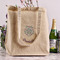 Mandala Floral Reusable Cotton Grocery Bag - In Context