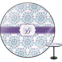 Mandala Floral Round Table - 24" (Personalized)