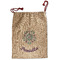 Mandala Floral Santa Sack - Front (Personalized)
