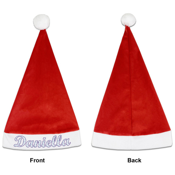 Mandala Floral Santa Hats - Front and Back (Single Print) APPROVAL