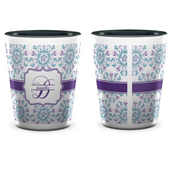 Mandala Floral Shot Glass - Two Tone - APPROVAL