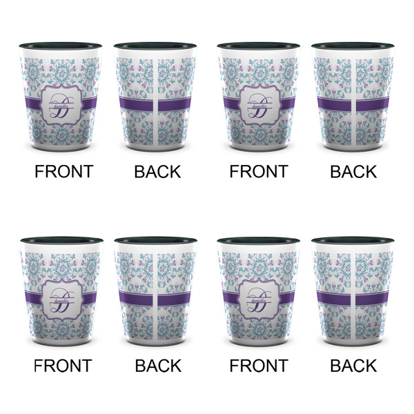 Mandala Floral Shot Glassess - Two Tone - Set of 4 - APPROVAL
