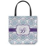 Mandala Floral Canvas Tote Bag (Personalized)