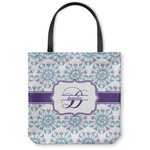 Mandala Floral Canvas Tote Bag - Small - 13"x13" (Personalized)