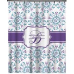 Mandala Floral Extra Long Shower Curtain - 70"x84" (Personalized)