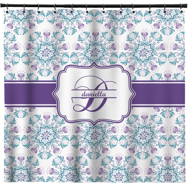 Custom Mandala Floral Shower Curtain - Custom Size (Personalized)