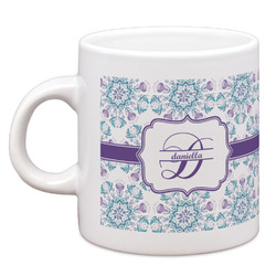 Mandala Floral Espresso Cup (Personalized)