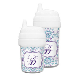 Mandala Floral Sippy Cup (Personalized)