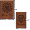 Mandala Floral Sketch Book Size Comparison w/ Dimension