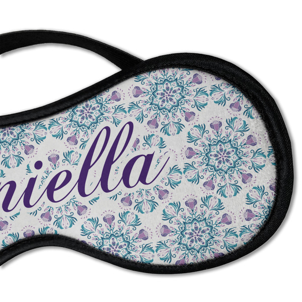 Mandala Floral Sleeping Eye Mask - DETAIL Large