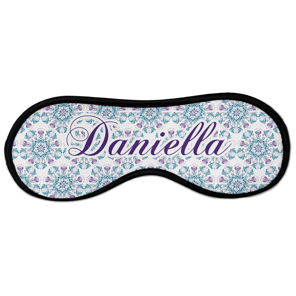 Mandala Floral Sleeping Eye Mask - Front Large