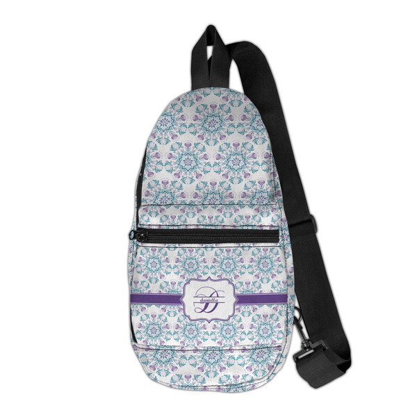Custom Mandala Floral Sling Bag (Personalized)