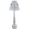 Mandala Floral Small Chandelier Lamp - LIFESTYLE (on candle stick)