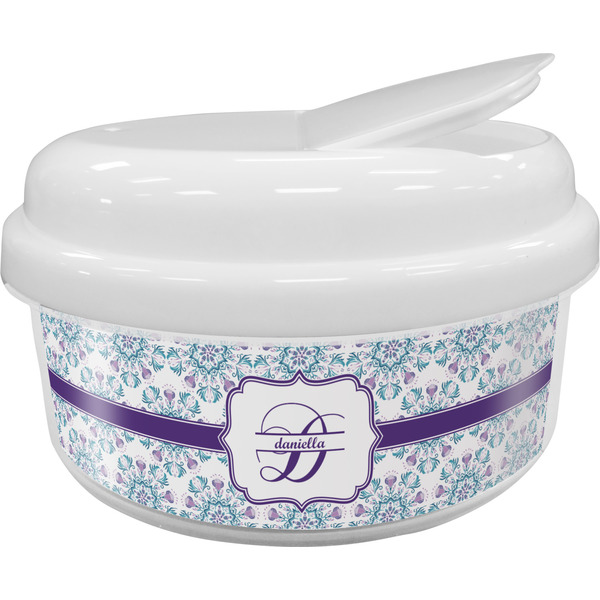 Custom Mandala Floral Snack Container (Personalized)