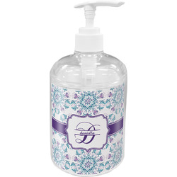 Mandala Floral Acrylic Soap & Lotion Bottle (Personalized)