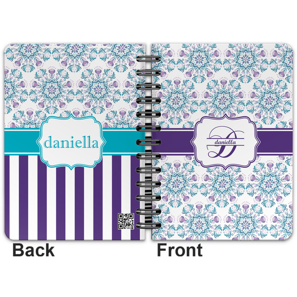 Mandala Floral Spiral Journal 5 x 7 - Apvl