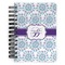 Mandala Floral Spiral Notebook - 5x7 w/ Name and Initial
