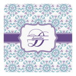 Mandala Floral Square Decal - Small (Personalized)
