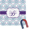 Mandala Floral Square Fridge Magnet (Personalized)