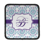 Mandala Floral Iron On Square Patch w/ Name and Initial