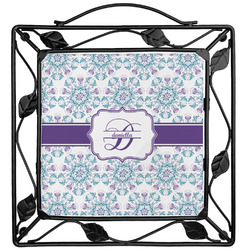Mandala Floral Square Trivet (Personalized)