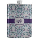 Mandala Floral Stainless Steel Flask (Personalized)