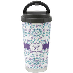 Mandala Floral Stainless Steel Coffee Tumbler (Personalized)