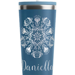 Mandala Floral RTIC Everyday Tumbler with Straw - 28oz (Personalized)