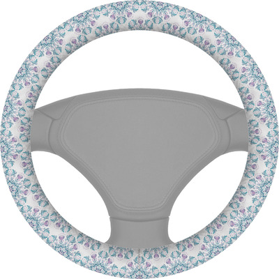 Mandala Floral Steering Wheel Cover (Personalized)