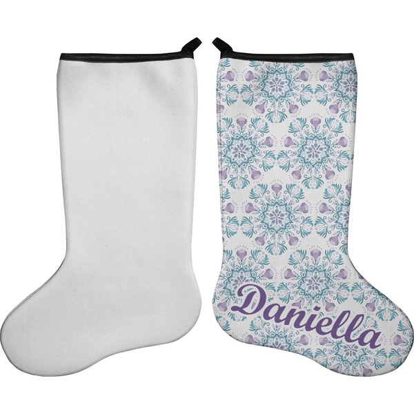 Mandala Floral Stocking - Single-Sided - Approval