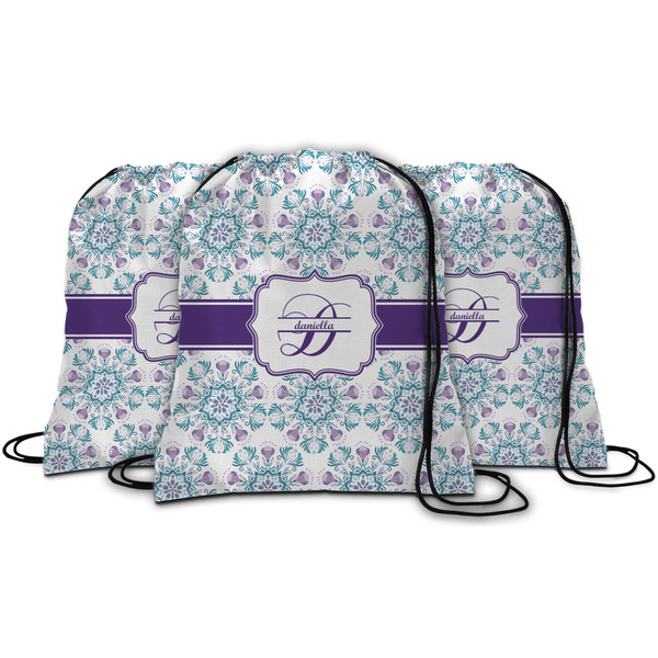 Mandala Floral String Backpack - MAIN