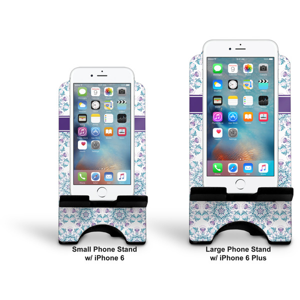 Mandala Floral Stylized Phone Stand - Comparison