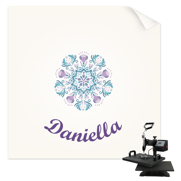 Custom Mandala Floral Sublimation Transfer (Personalized)