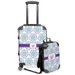 Mandala Floral Kids 2-Piece Luggage Set - Suitcase & Backpack (Personalized)