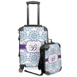 Mandala Floral Kids 2-Piece Luggage Set - Suitcase & Backpack (Personalized)