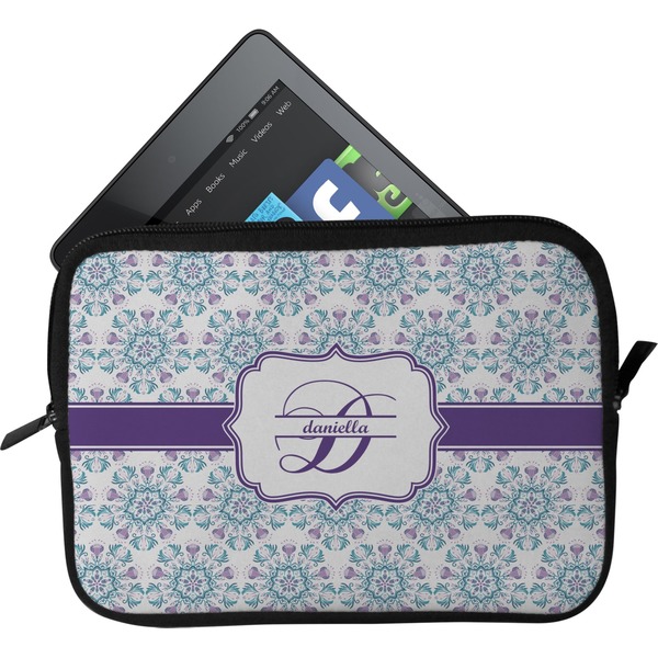 Custom Mandala Floral Tablet Case / Sleeve - Small (Personalized)