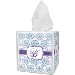 Mandala Floral Tissue Box Cover (Personalized)