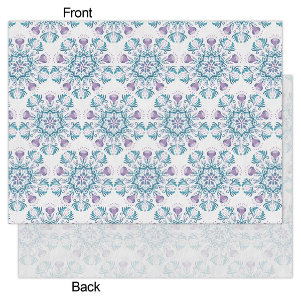 Mandala Floral Tissue Paper - Heavyweight - Large - Front & Back