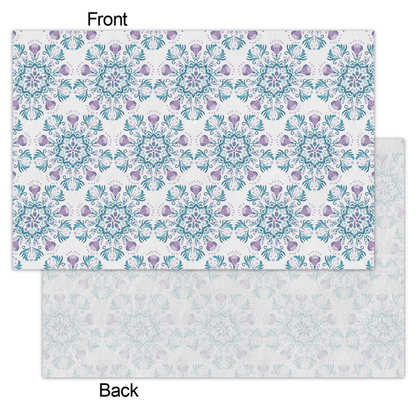 Mandala Floral Tissue Paper - Heavyweight - Small - Front & Back